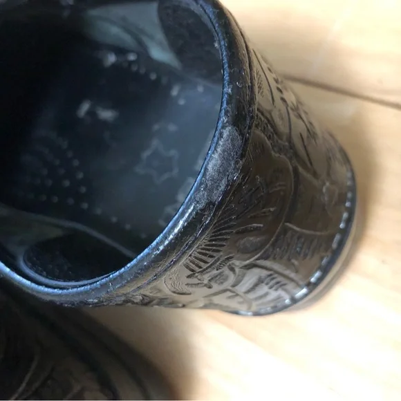 Dansko Black Embossed Sole Clogs - Picture 7 of 7